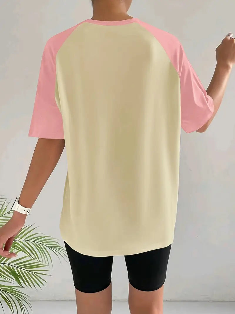 Vallorelle – Stilvolles Colorblock-T-Shirt