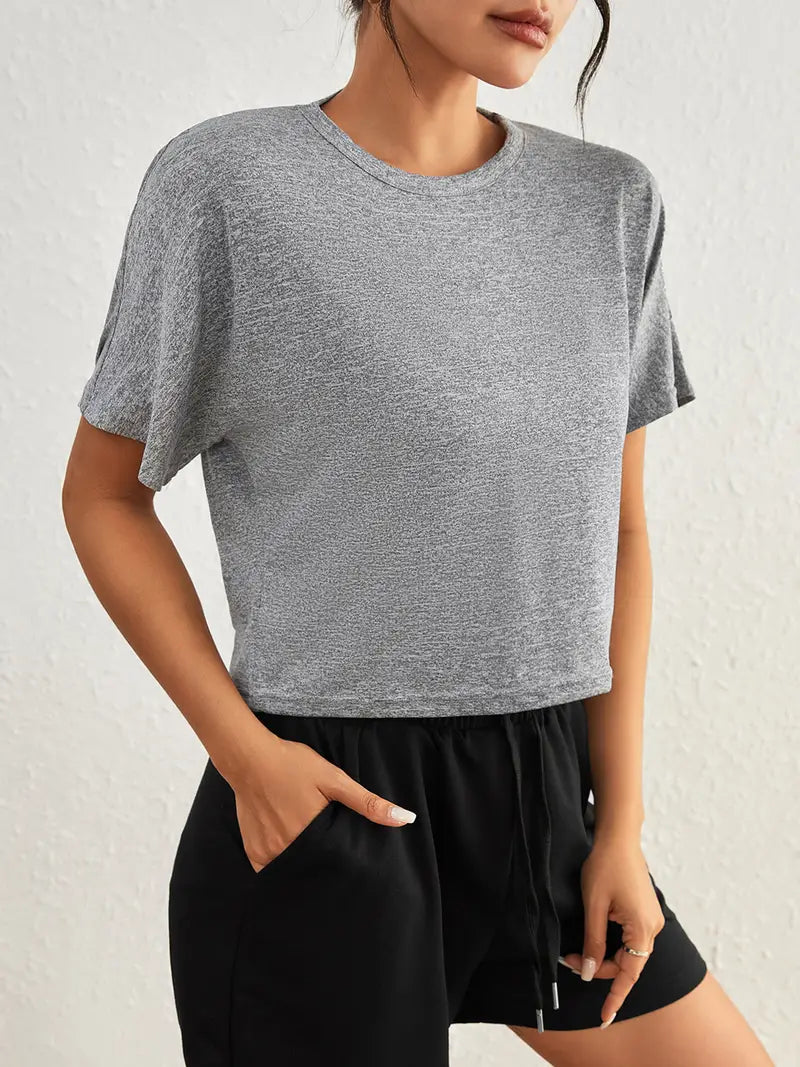 Nyxen – Sexy Crop-T-Shirt mit offenem Rücken