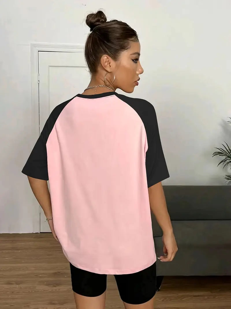 Vallorelle – Stilvolles Colorblock-T-Shirt