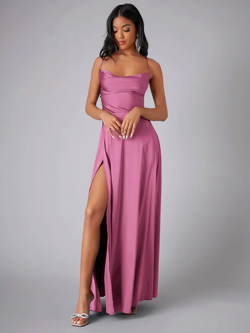 Alvaree – Elegantes Maxikleid aus Satin