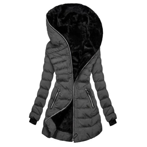 Wanterink - Dicke Winterjacke mit Kapuze und Reißverschlusstaschen – Warm und Stilvoll