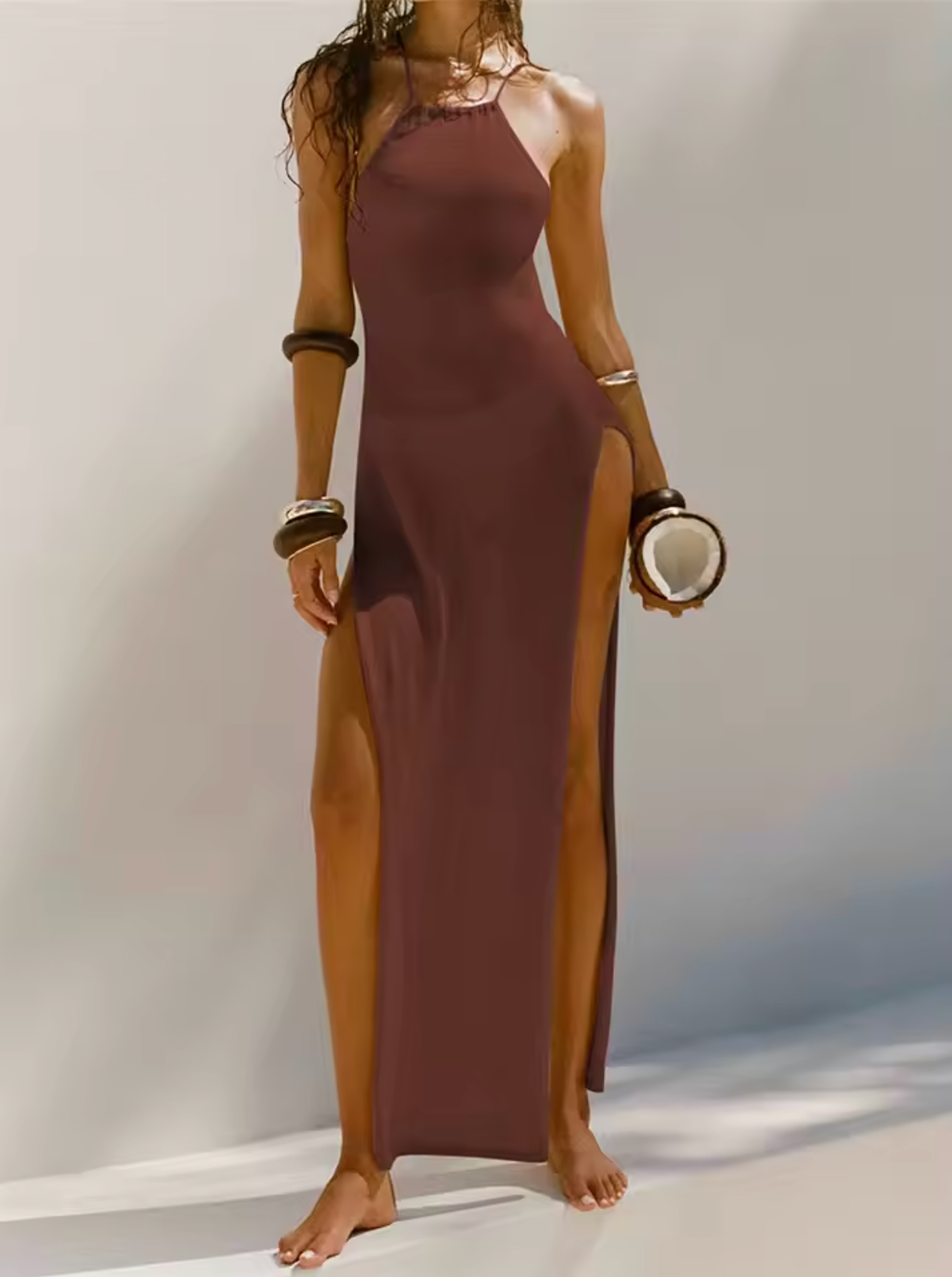 Zorina – Sexy Maxi-Strandkleid