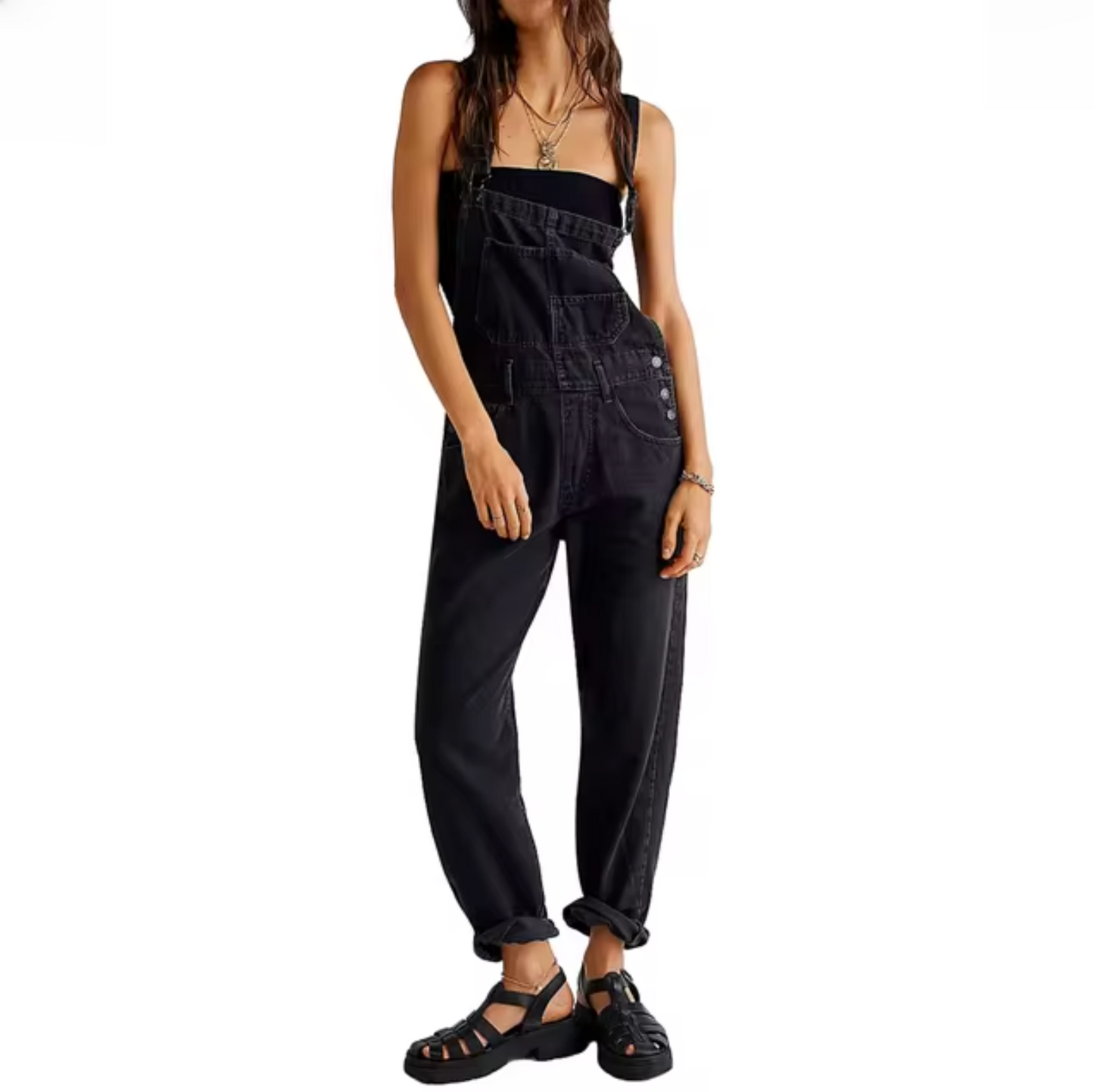 Shaira – Lockerer Jeans-Overall