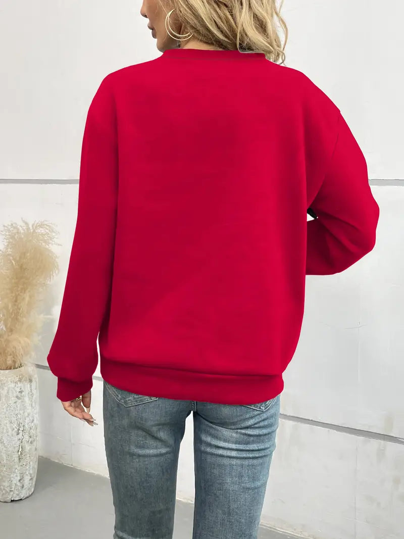 Ludvig – Übergroßer Baumwollpullover mit Schleife