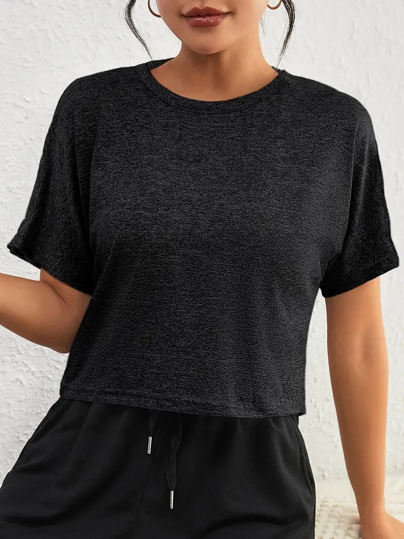 Nyxen – Sexy Crop-T-Shirt mit offenem Rücken