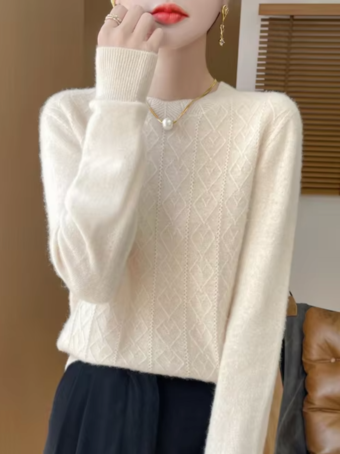 Akia – Wollstrickpullover aus Kaschmir