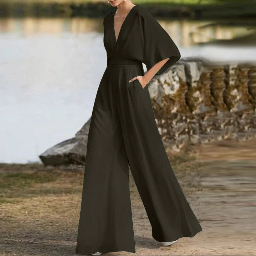 Eowyn – Eleganter Jumpsuit mit weitem Bein