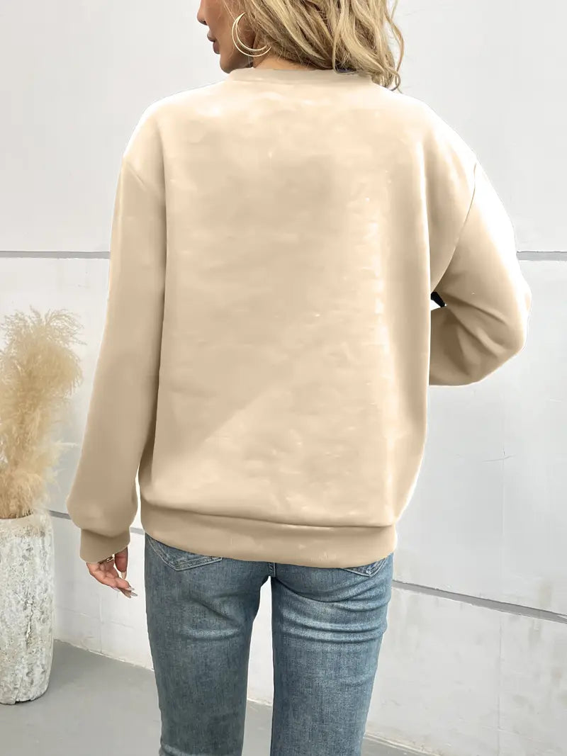 Ludvig – Übergroßer Baumwollpullover mit Schleife