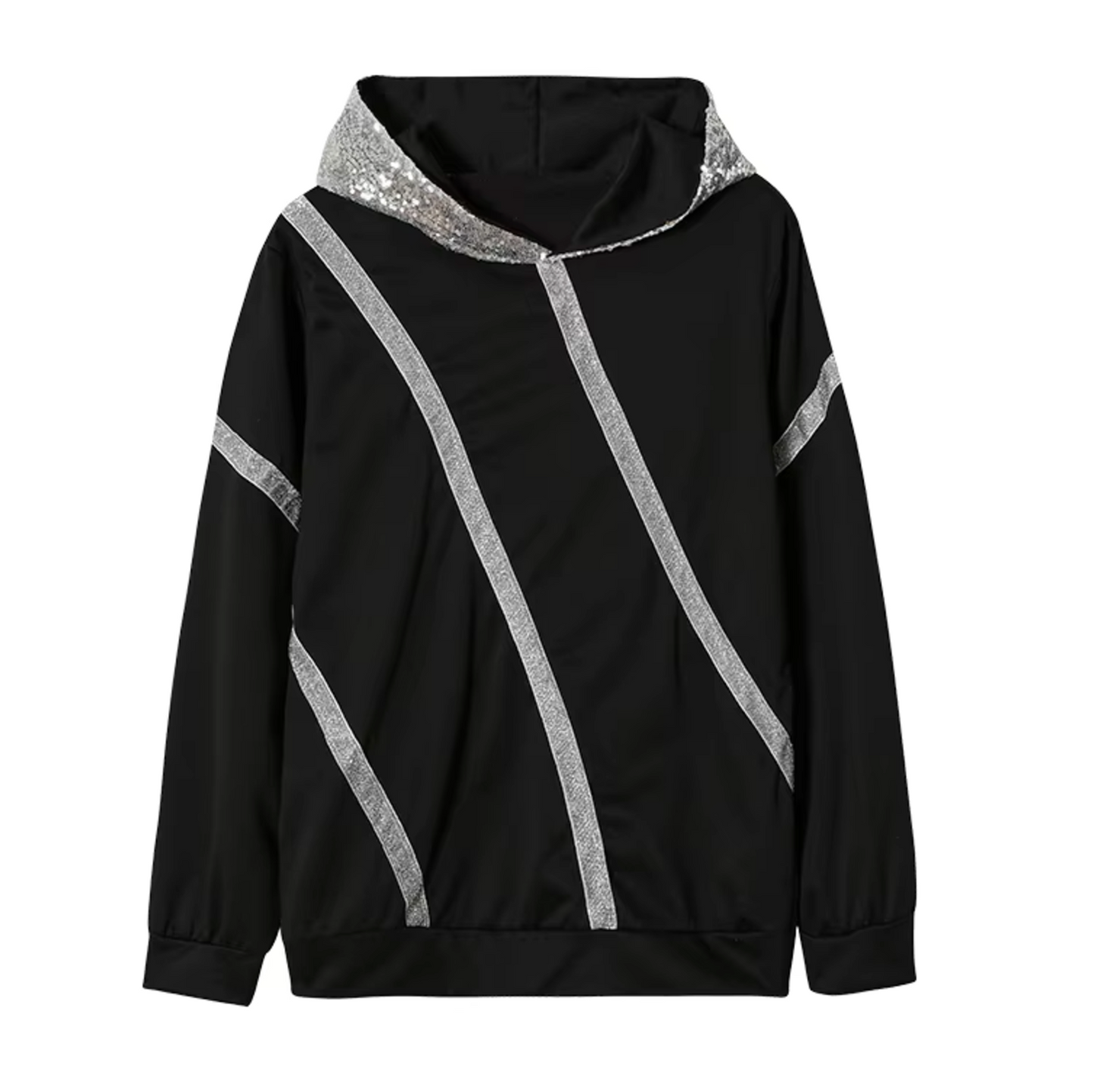 Sia – Lässiger Hoodie mit Pailletten-Print