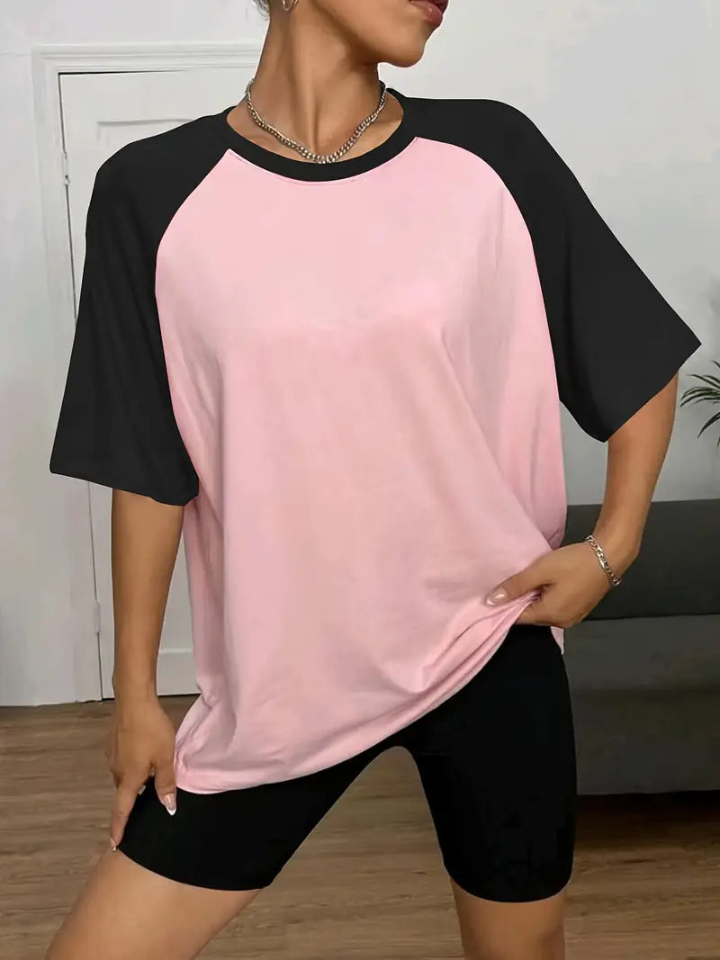 Vallorelle – Stilvolles Colorblock-T-Shirt