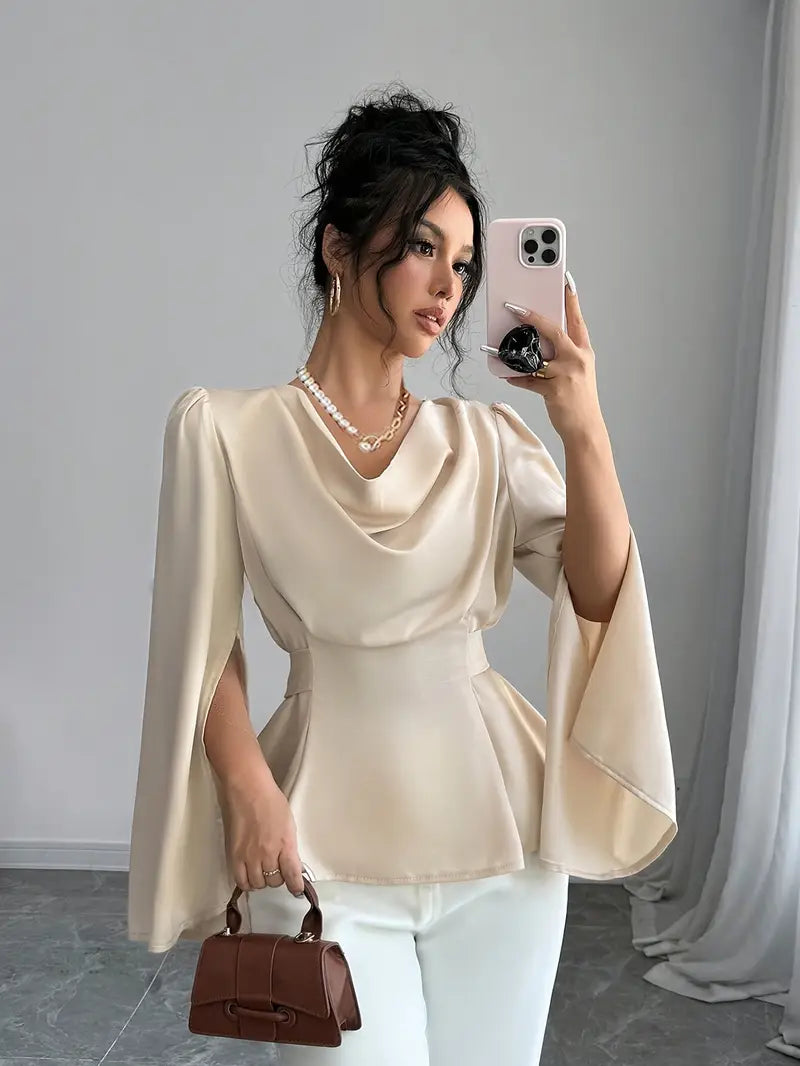 Leia – Elegante Satinbluse