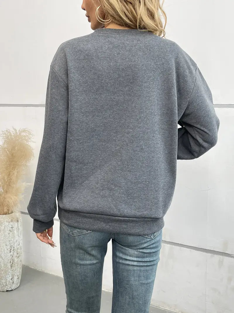 Ludvig – Übergroßer Baumwollpullover mit Schleife