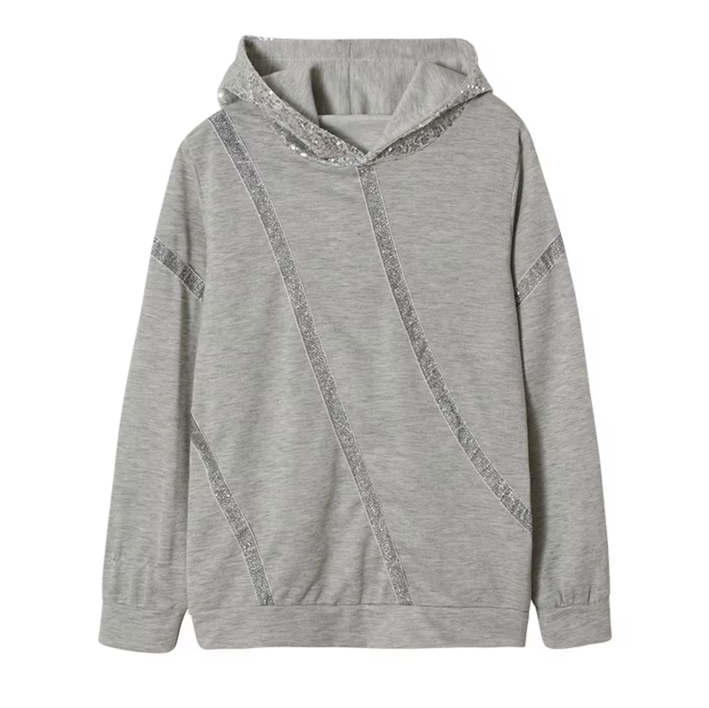 Sia – Lässiger Hoodie mit Pailletten-Print