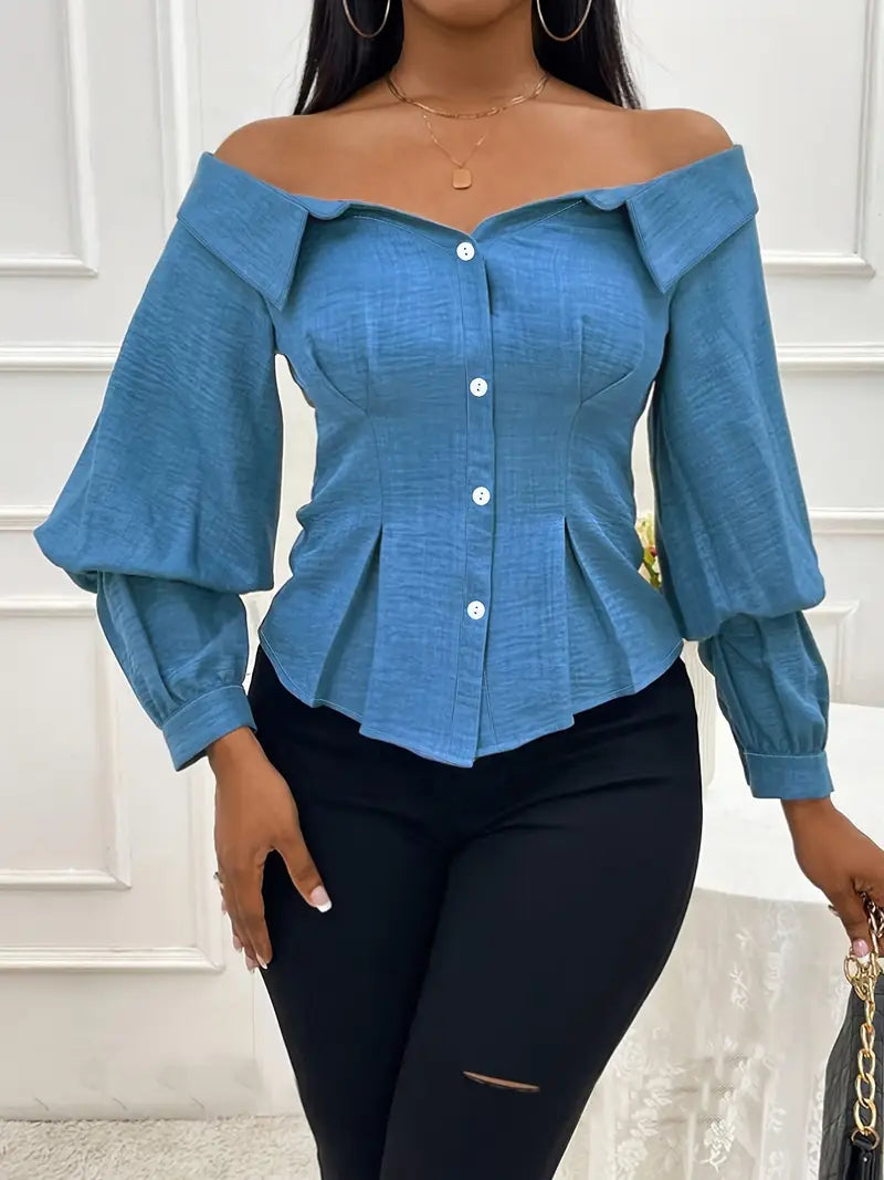 Fia – Elegante Off-Shoulder-Bluse