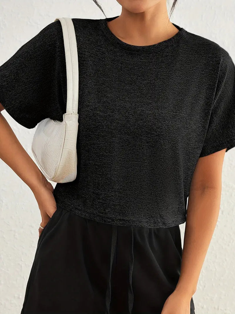 Nyxen – Sexy Crop-T-Shirt mit offenem Rücken