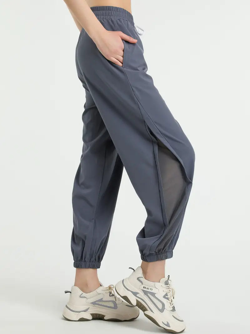 Hexaria – Stylische Jogginghose mit Mesh-Details