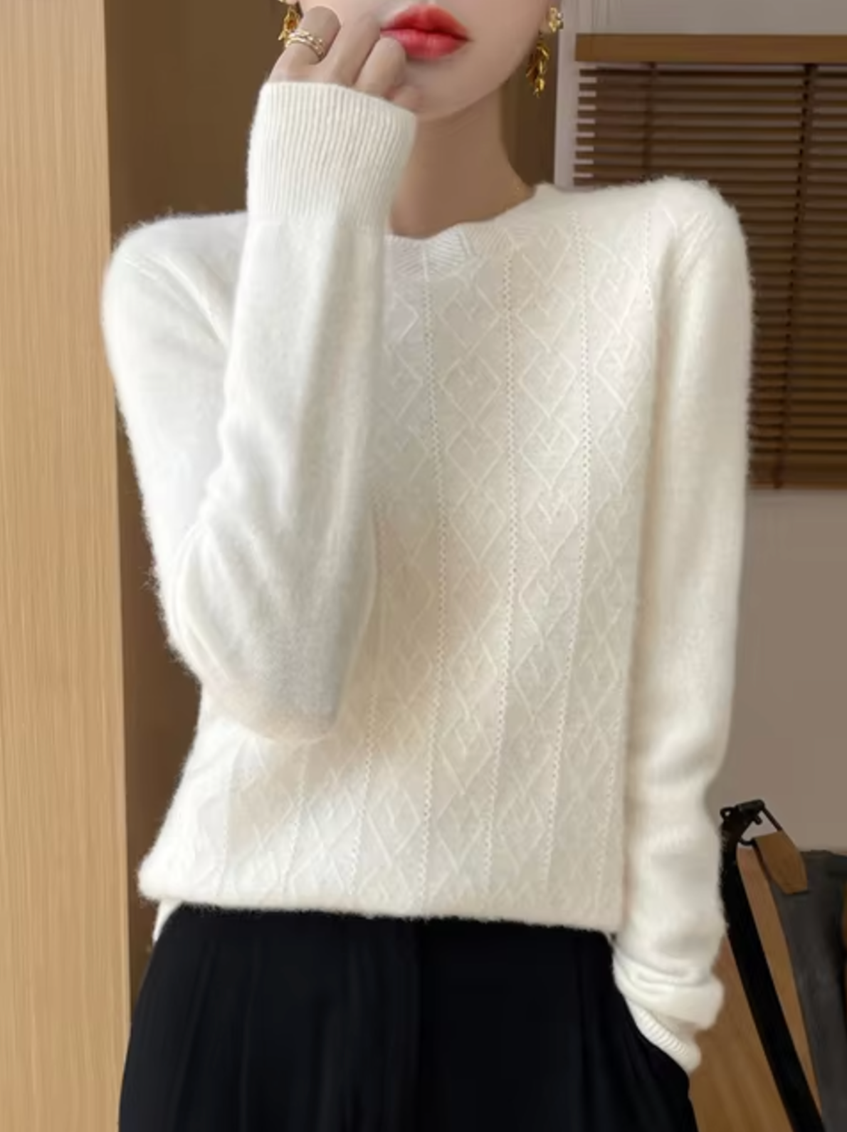 Akia – Wollstrickpullover aus Kaschmir