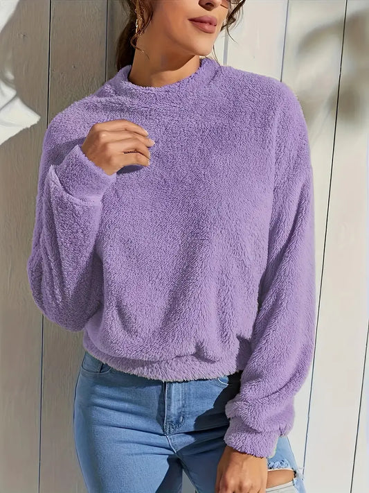 Veenita - Plüsch-Fleece-Pullover