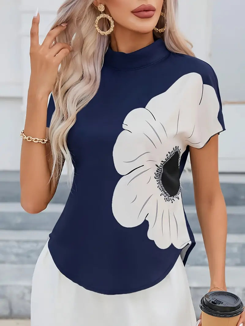 Eryndis – Bluse mit elegantem Blumenmuster