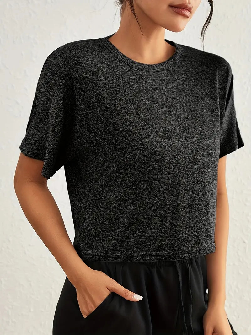 Nyxen – Sexy Crop-T-Shirt mit offenem Rücken