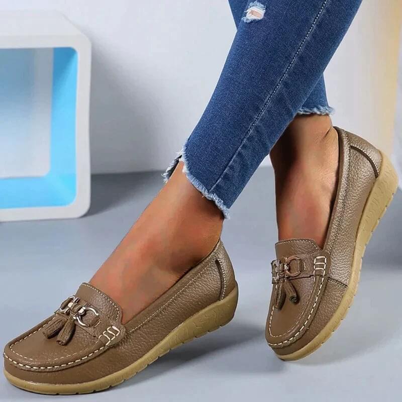 Oryanna – Klassische Leder-Loafer