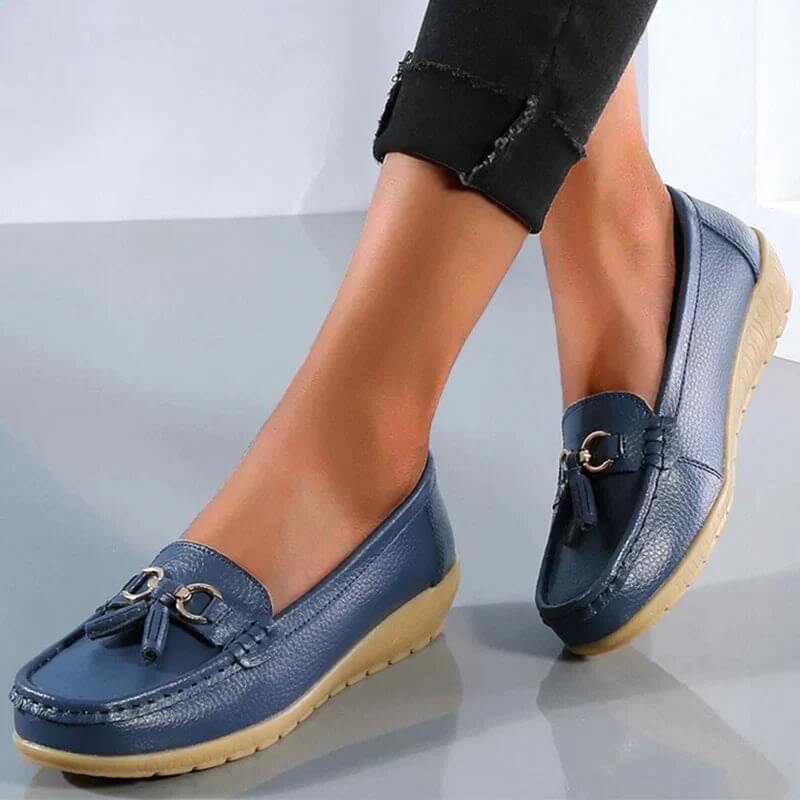 Oryanna – Klassische Leder-Loafer