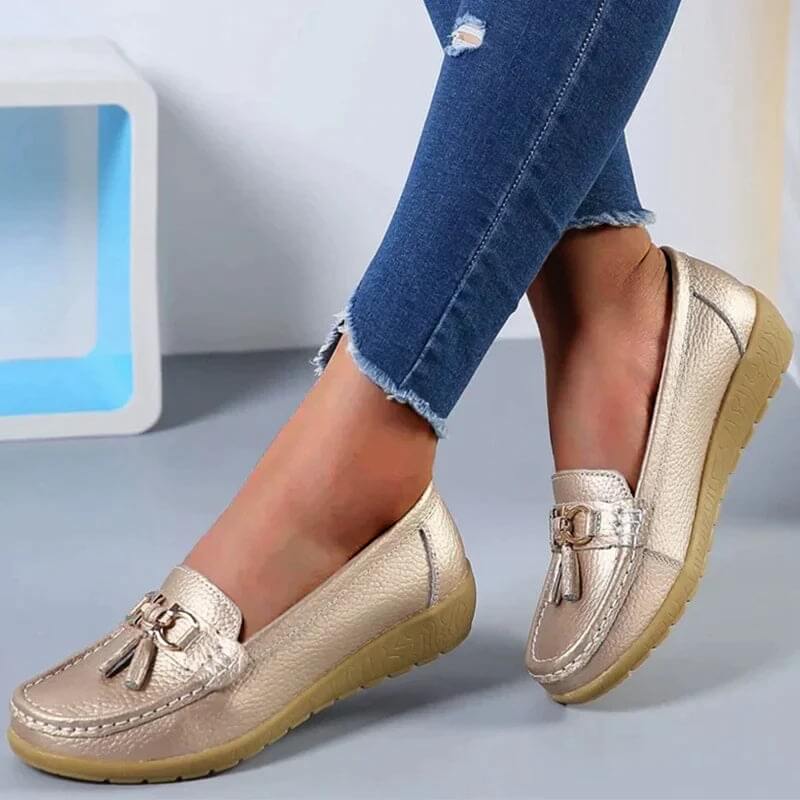 Oryanna – Klassische Leder-Loafer