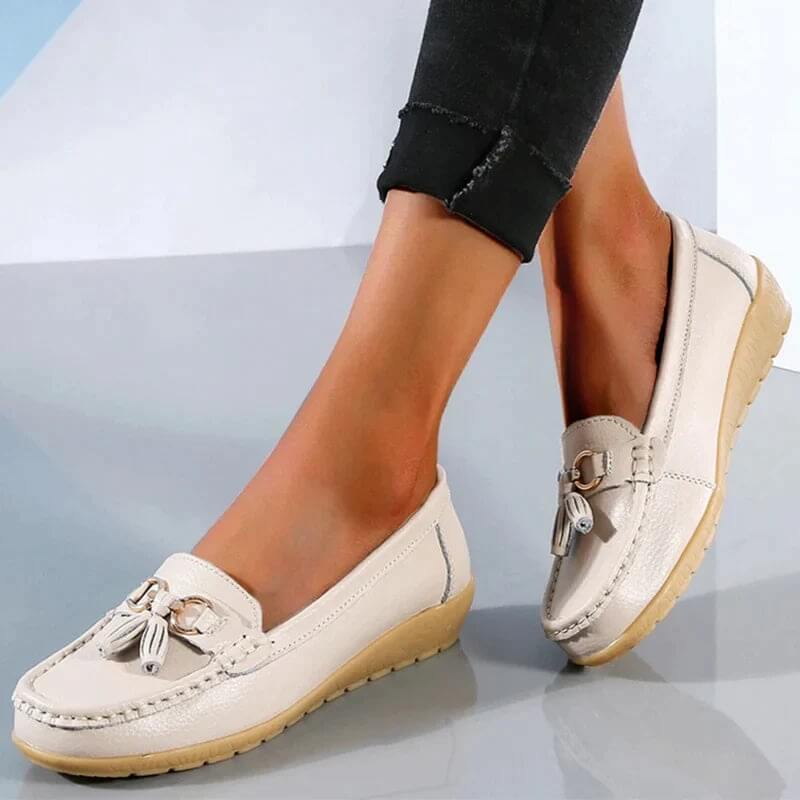 Oryanna – Klassische Leder-Loafer