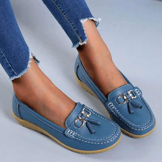 Oryanna – Klassische Leder-Loafer