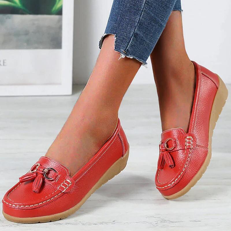 Oryanna – Klassische Leder-Loafer