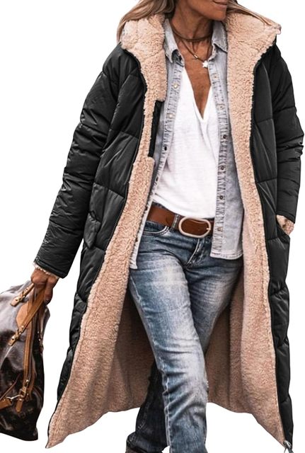 Chloe - Wendbare lange Pufferjacke