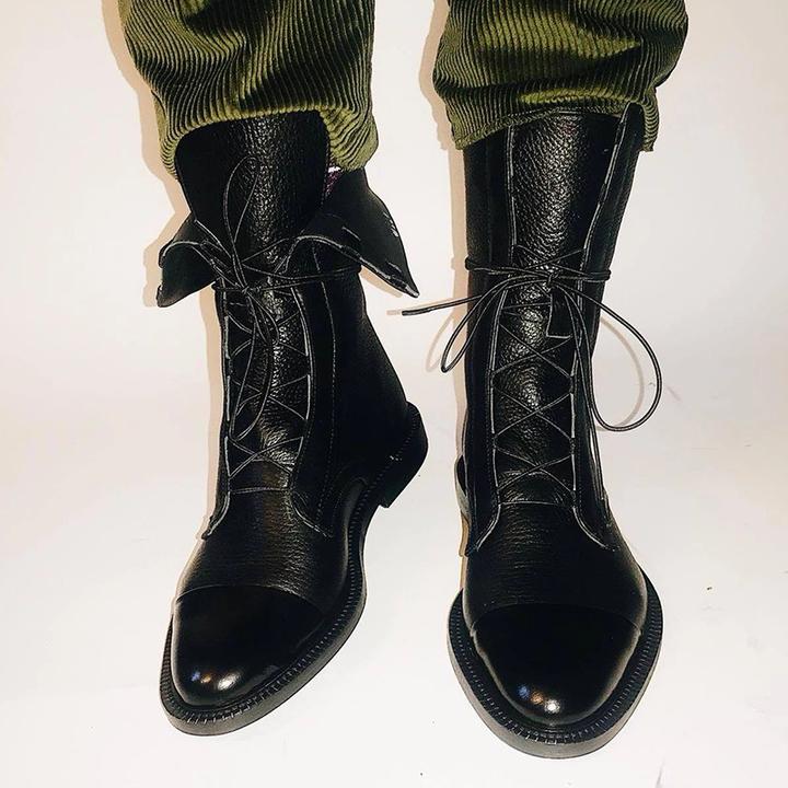 Atara – Leder-Kampfstiefel