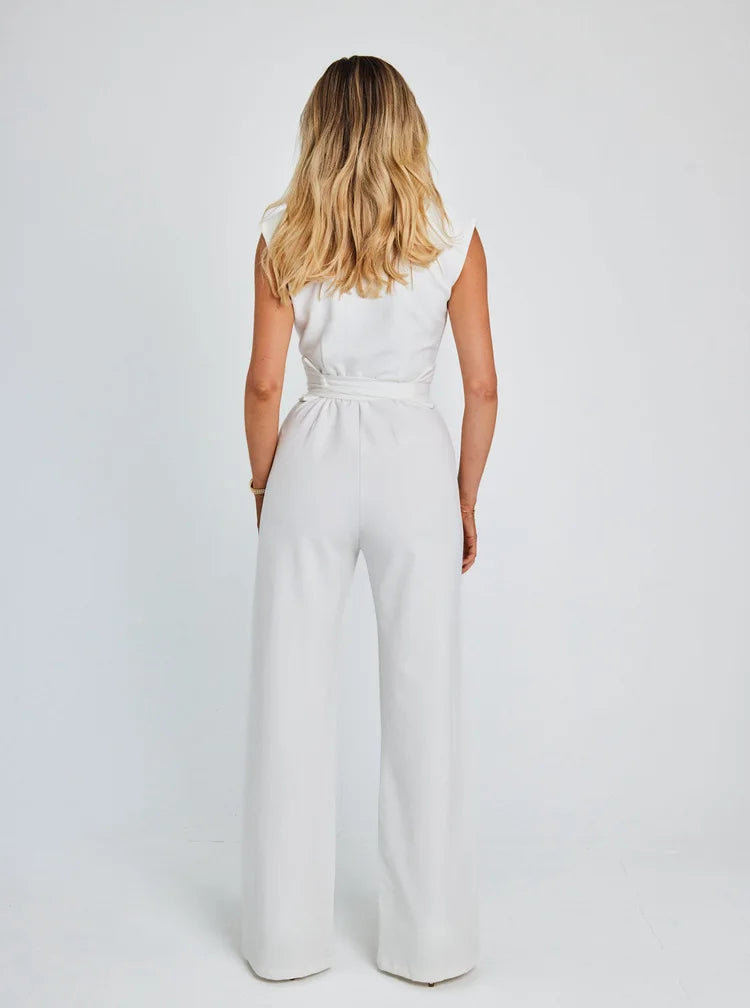 Quorra – Eleganter ärmelloser Jumpsuit