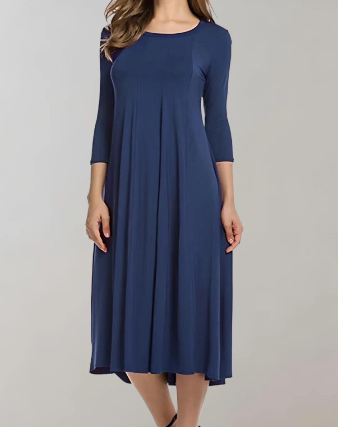 Inez – Edles Leichtes Midikleid