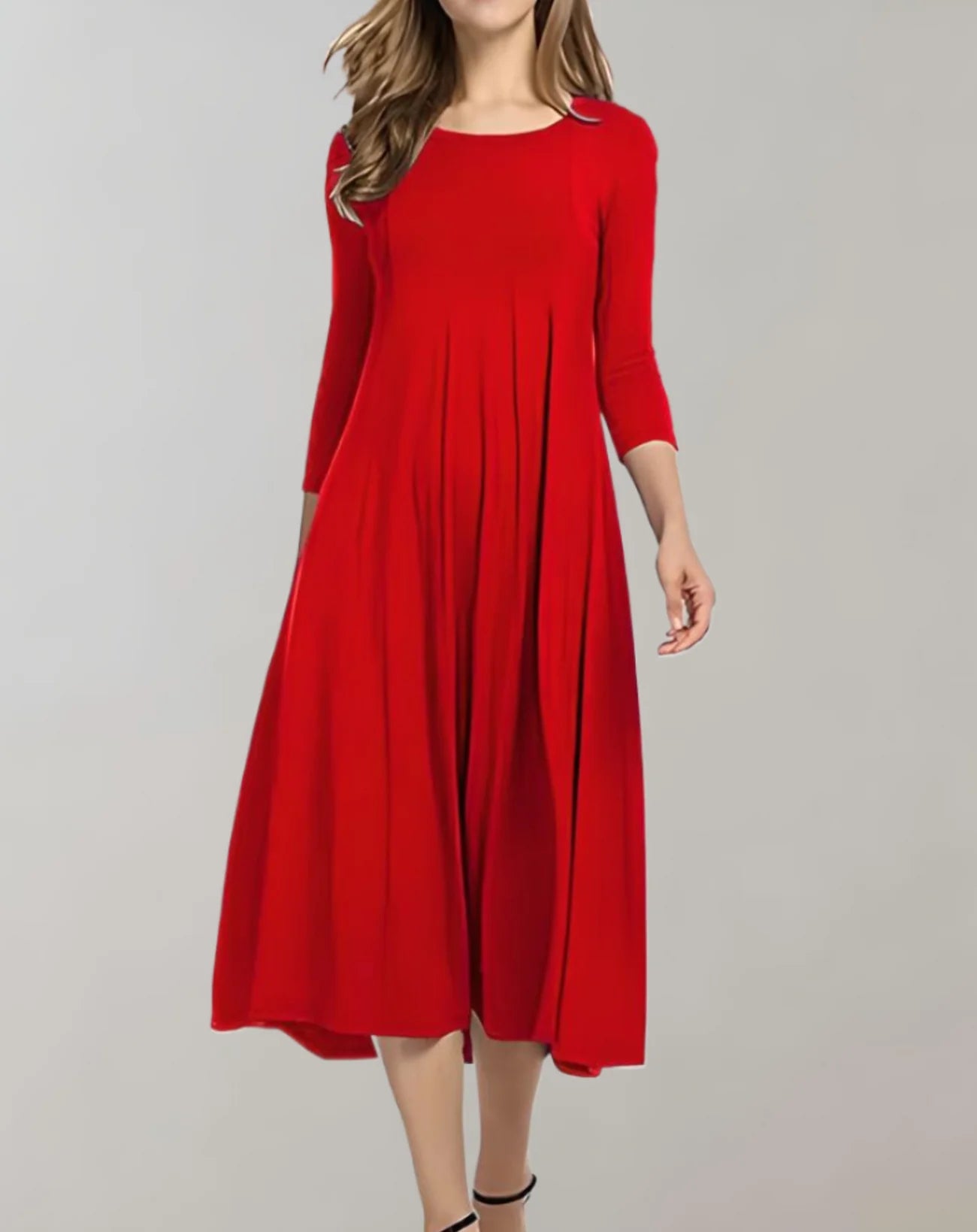 Inez – Edles Leichtes Midikleid