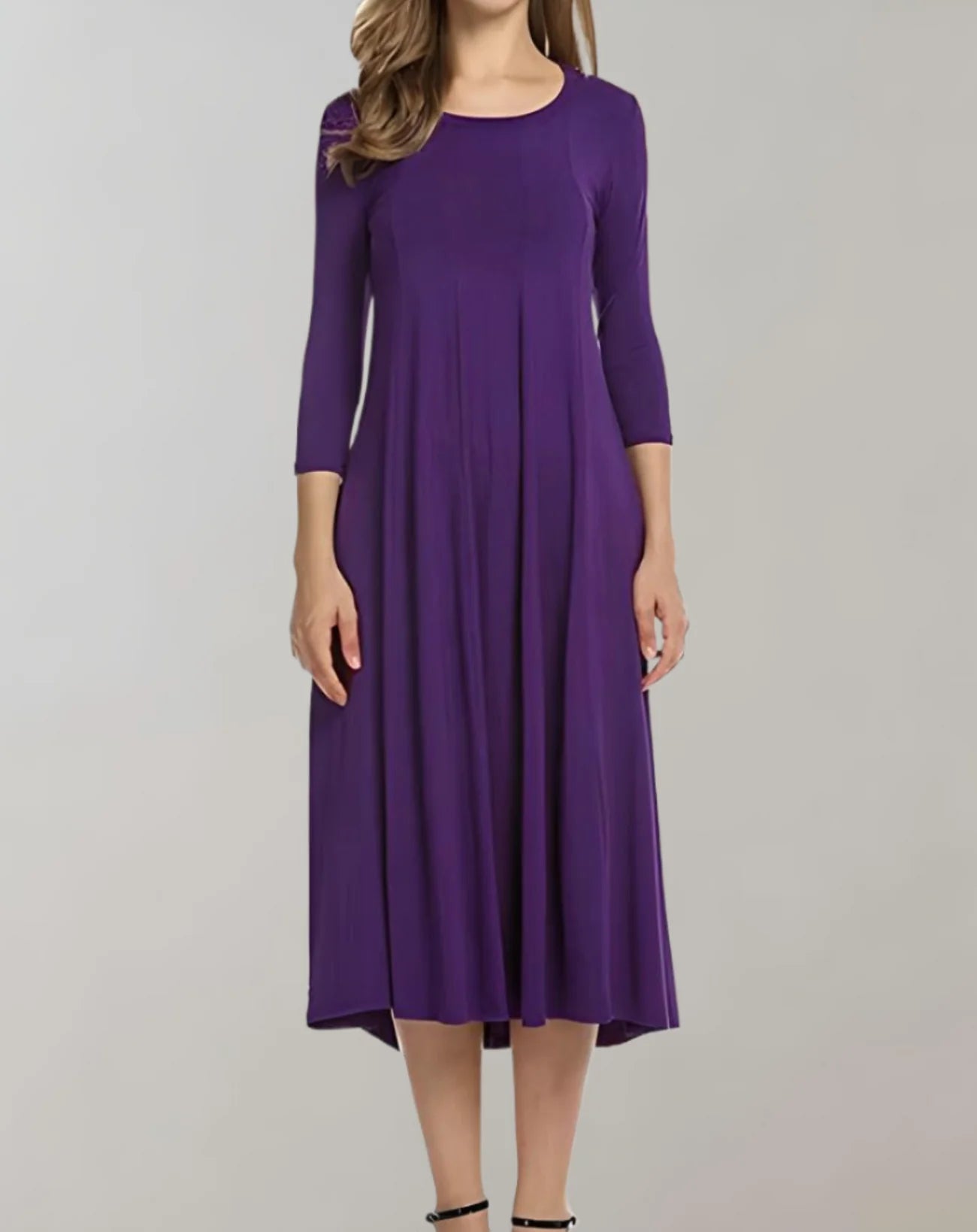 Inez – Edles Leichtes Midikleid