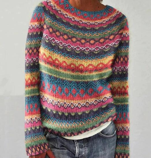 Gia - Stylischer Strickpullover mit O-Ausschnitt