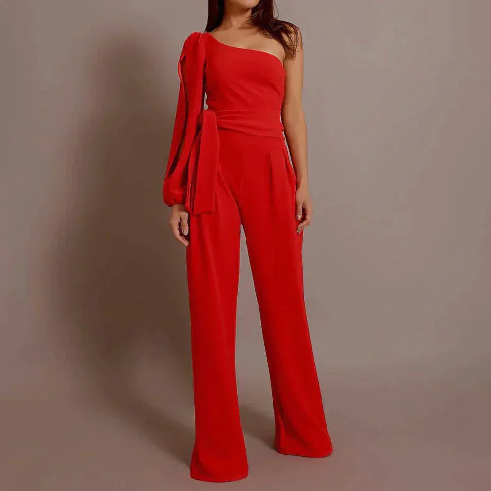 Mei – Eleganter One-Shoulder-Jumpsuit