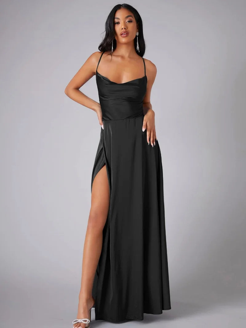 Alvaree – Elegantes Maxikleid aus Satin