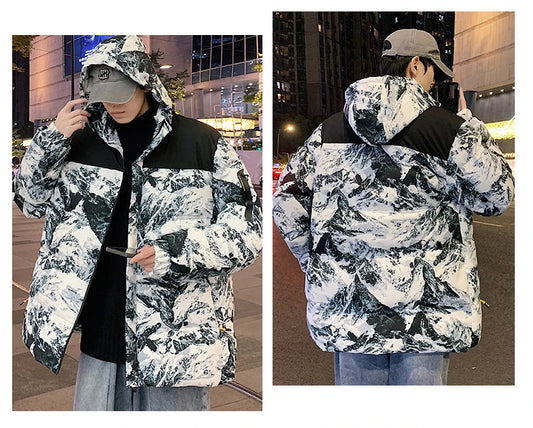 Kaspar - Warme Camouflage-Winterjacke für Herren