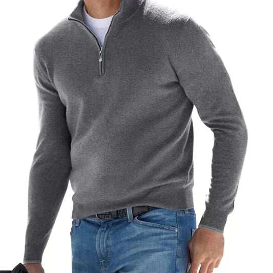 Ralf polo - Stylischer Pullover mit Reißverschluss für Herren