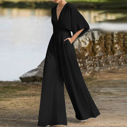 Eowyn – Eleganter Jumpsuit mit weitem Bein