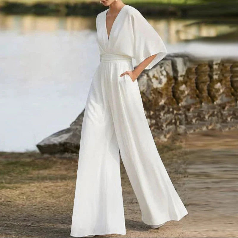 Eowyn – Eleganter Jumpsuit mit weitem Bein