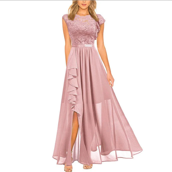 Lyricelle – Elegantes Chiffon-Maxikleid