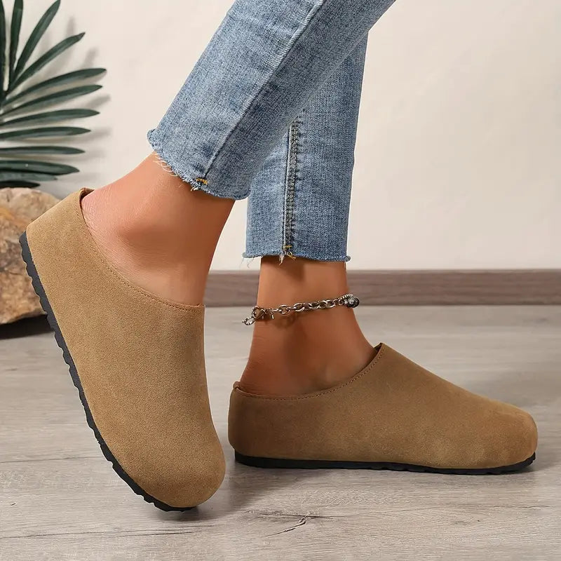 Seraphienne - Minimalistische Schuhe aus Veloursleder