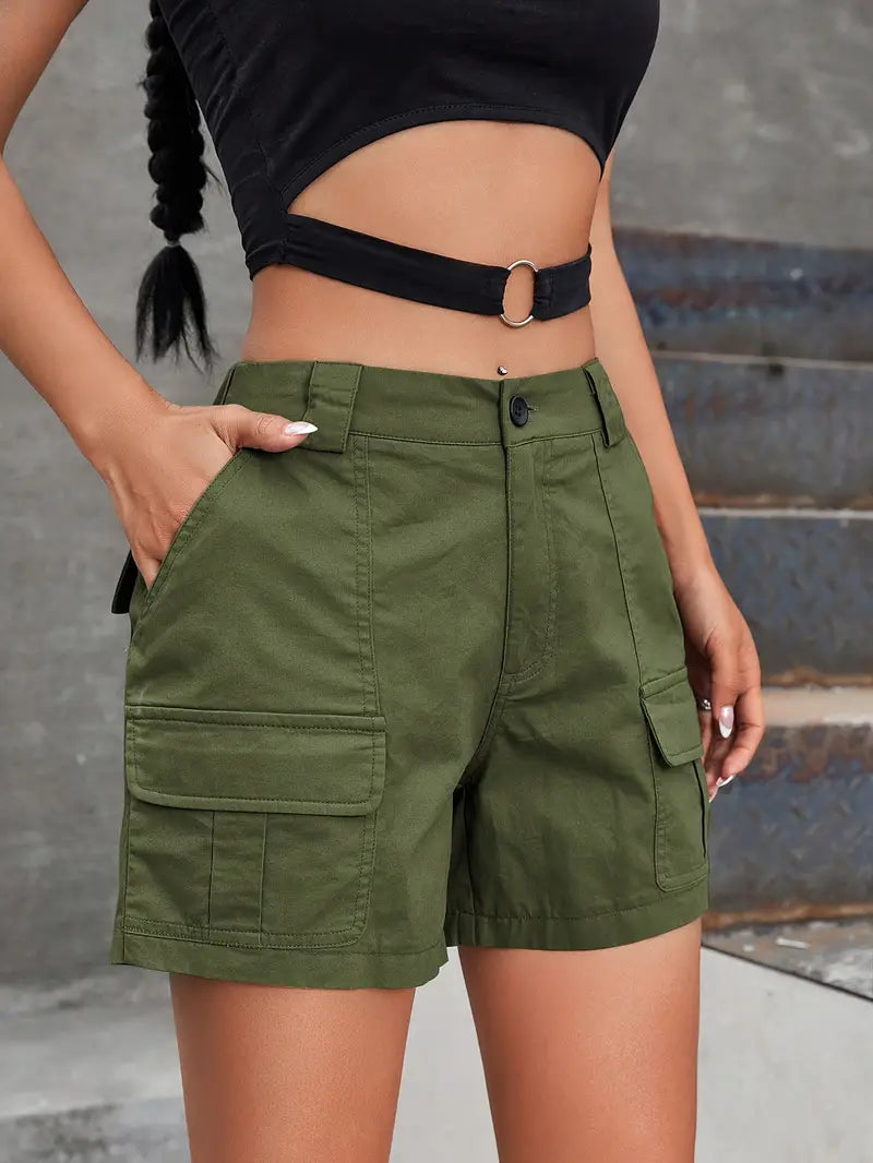 Zephyress – Stylische Cargo-Shorts aus Baumwolle