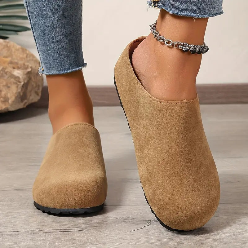 Seraphienne - Minimalistische Schuhe aus Veloursleder