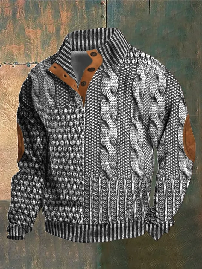 Albert - Herren-Rollkragenpullover aus Kaschmir im Retro-Stil mit Rollkragen