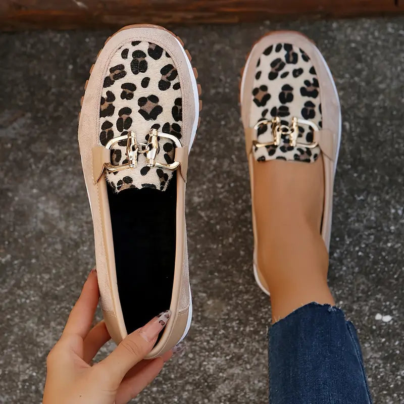 Ravenesse – Stylische Loafer mit Leopardenmuster