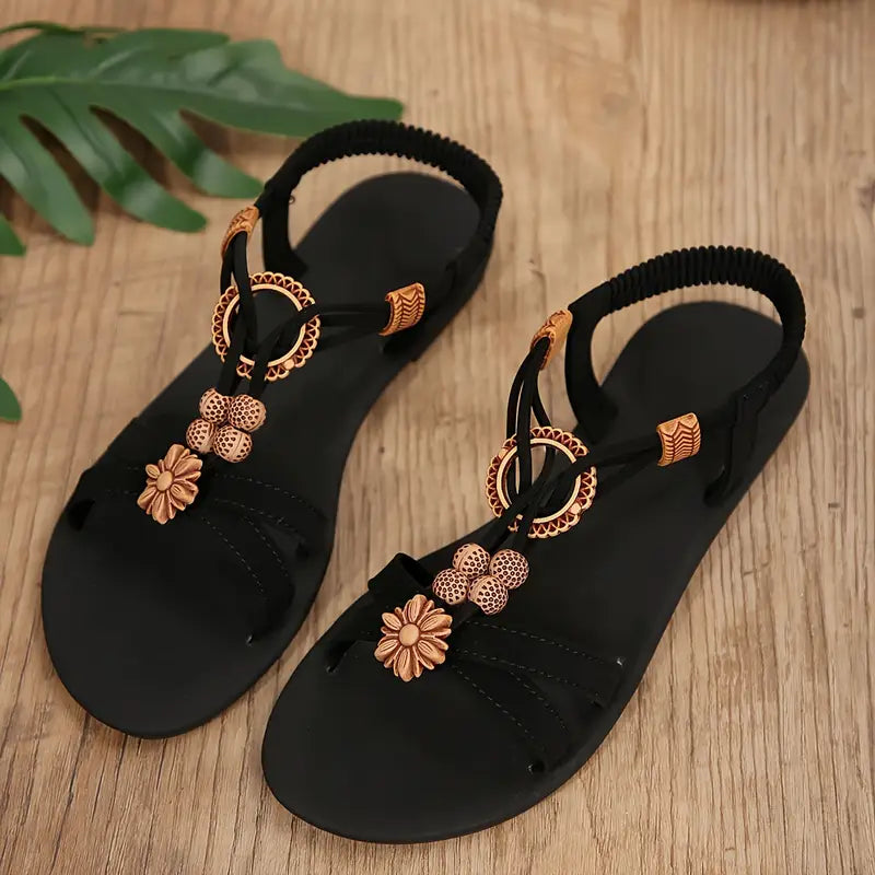 Mezanya – Stilvolle flache Sandalen